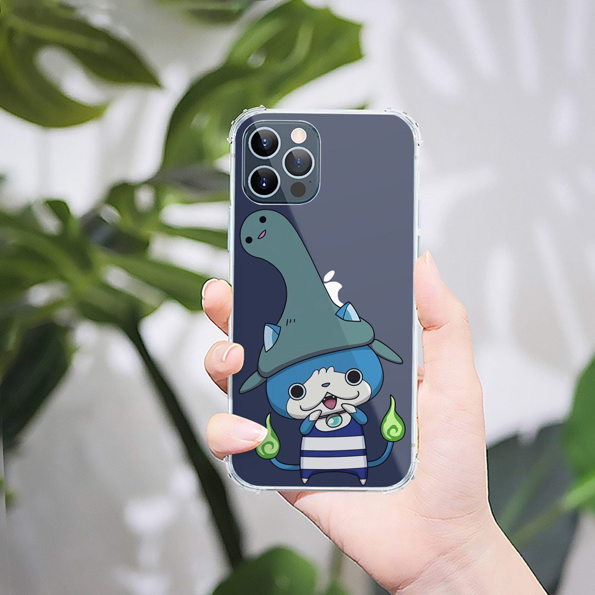 （画像用） 妖怪ウォッチ Yo-kai Watch 【iPhone 12シリーズ対応】透明スマホケース（クリアソフトケース）